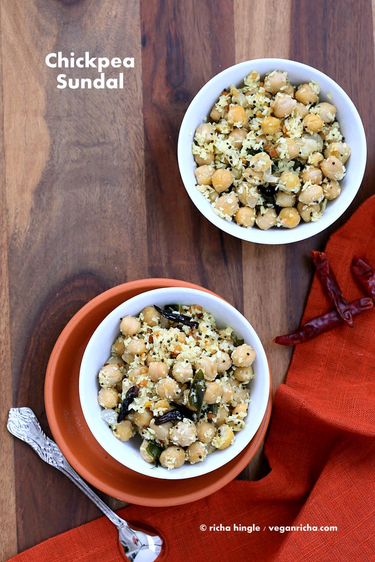 Chickpea Sundal | Vegan Richa