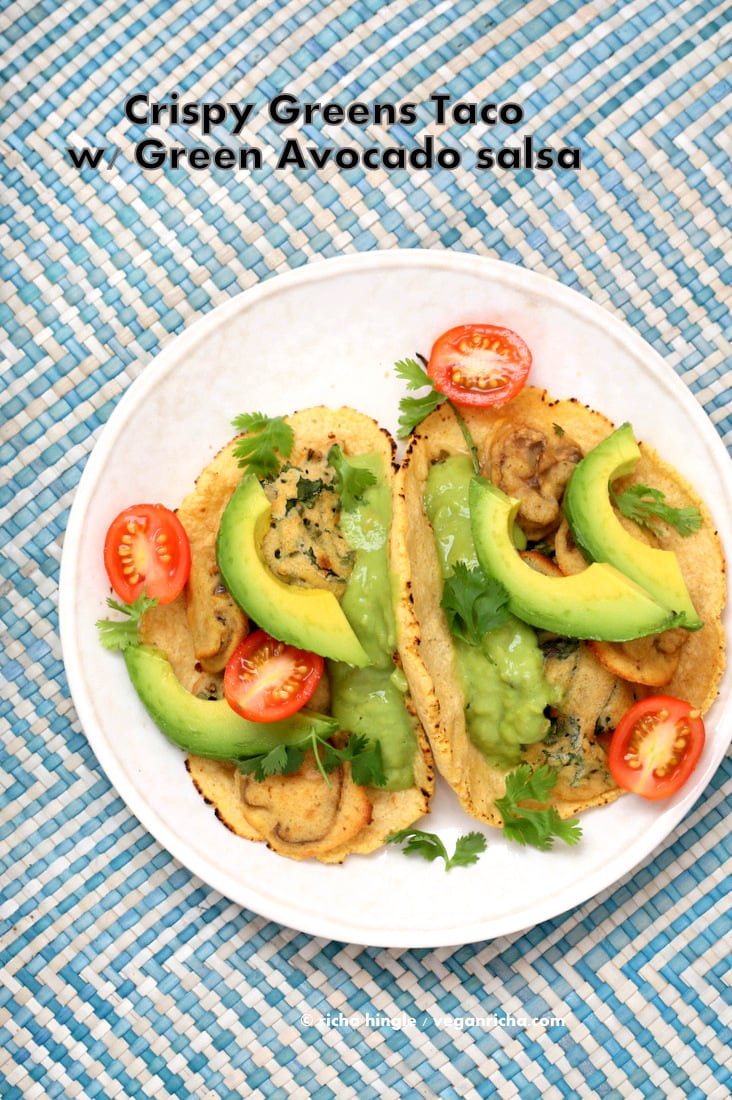 Crispy Greens Tacos