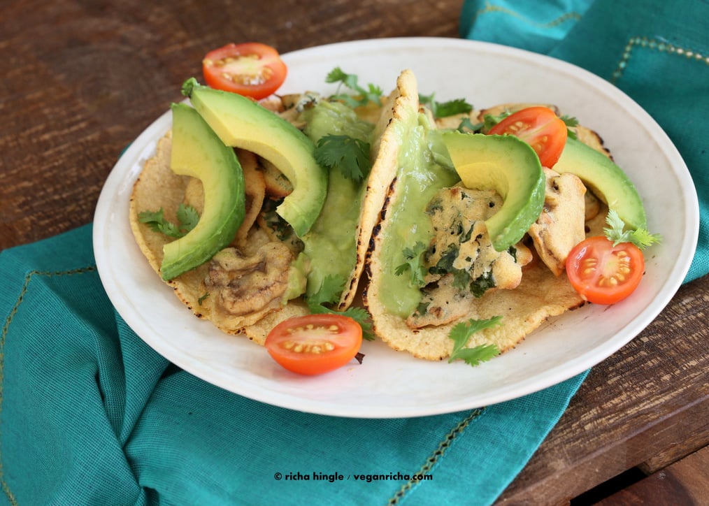 Crispy green Tacos
