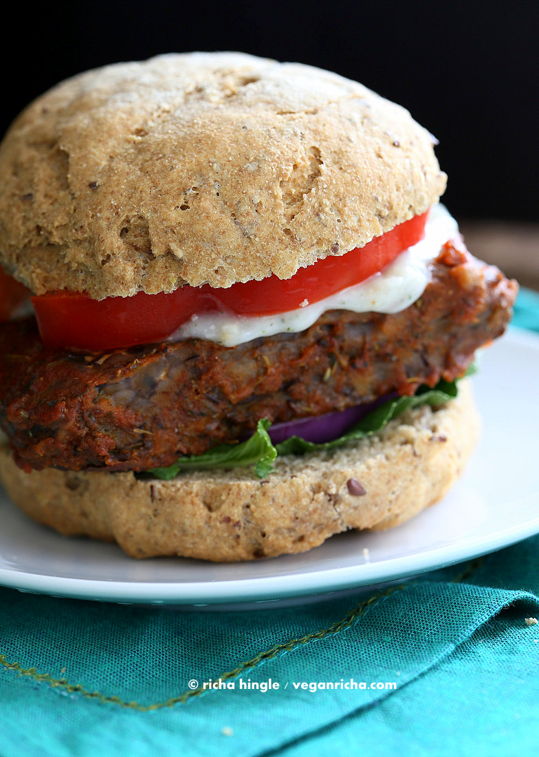 Vegan Buffalo Tempeh Sandwich | Vegan Richa