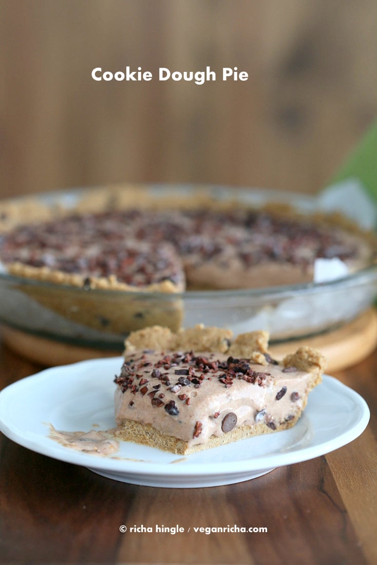 Vegan Cookie Dough Pie | Vegan Richa
