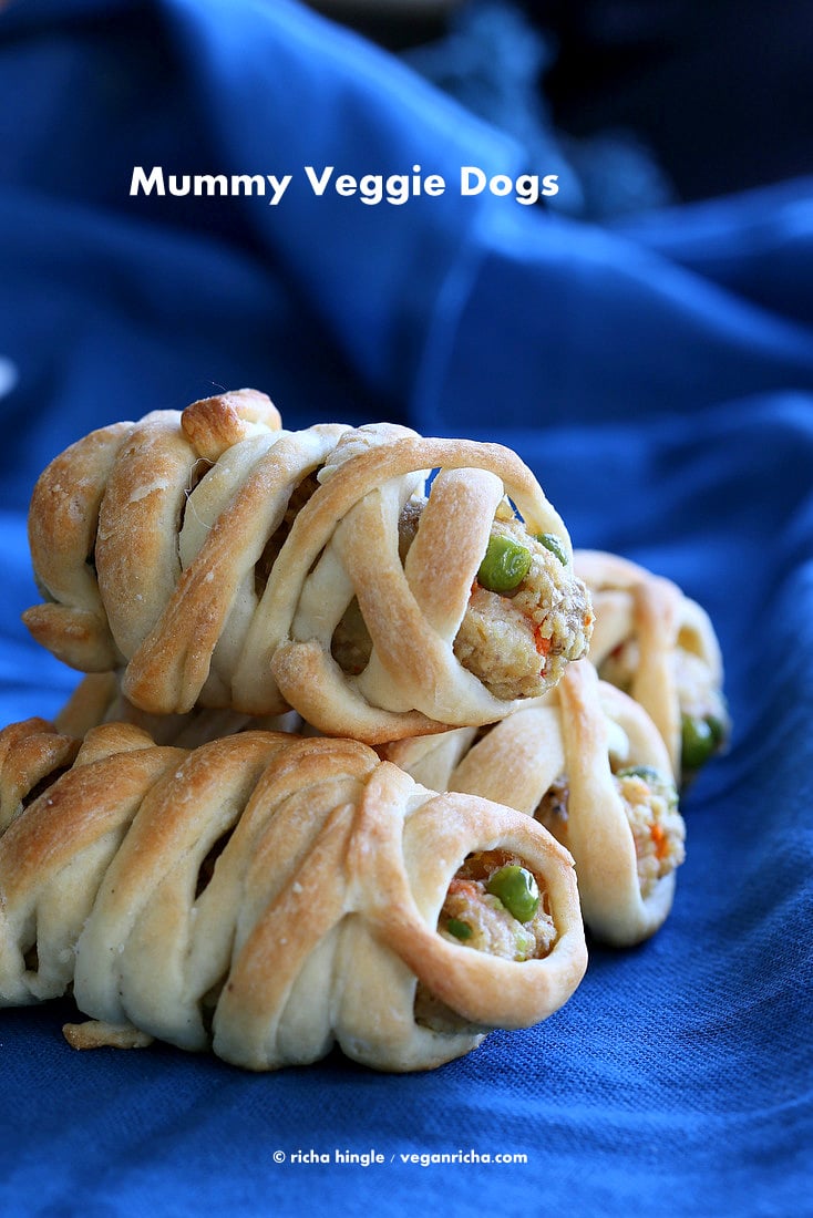 Vegan Mummy Veggie Dogs | Vegan Richa