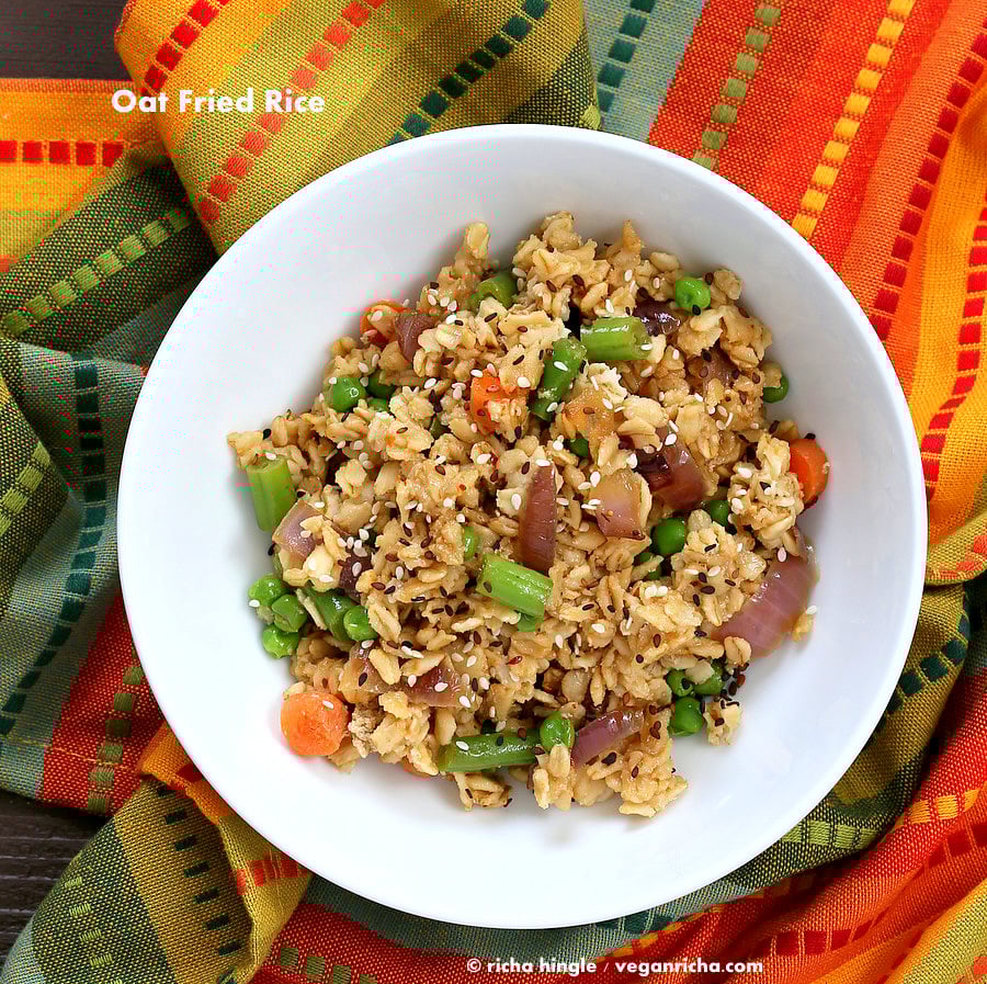 Stir-fried Veggie Oats