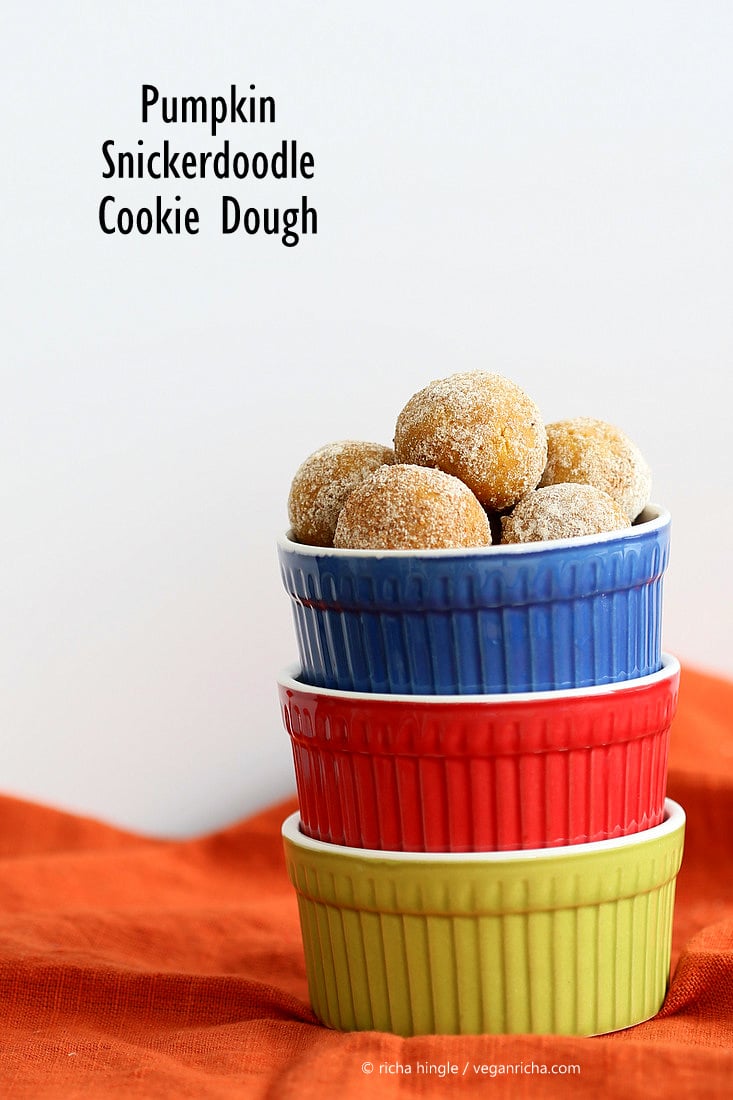 Pumpkin Snickerdoodle Cookie Dough | Vegan Richa