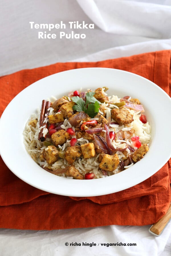 Tempeh Tikka Pulao | Vegan Richa
