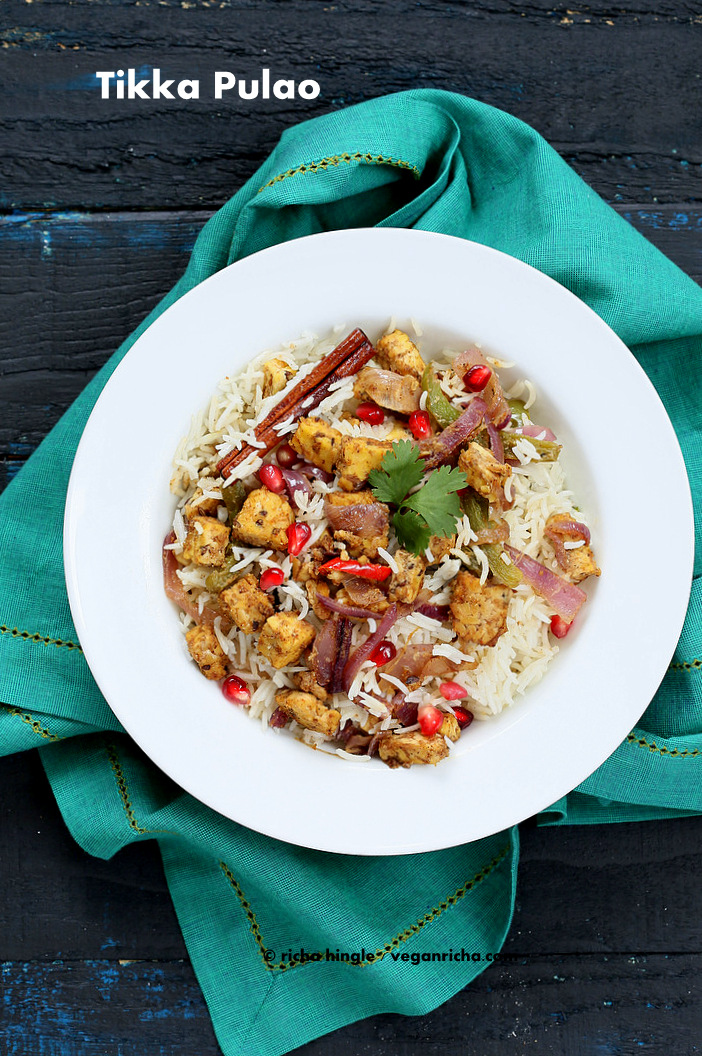 Tempeh Tikka Pulao | Vegan Richa