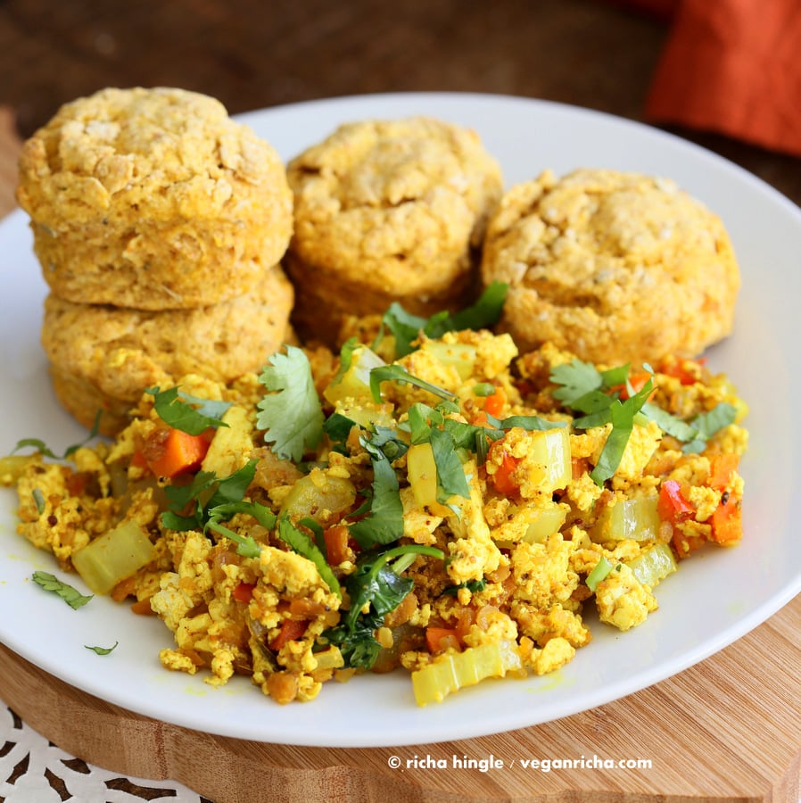 Vegan Pumpkin Biscuits | Vegan Richa