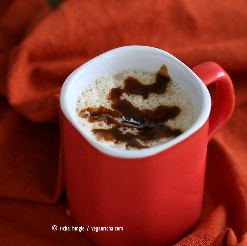 Pumpkin Spice Caramel Latte | Vegan Richa