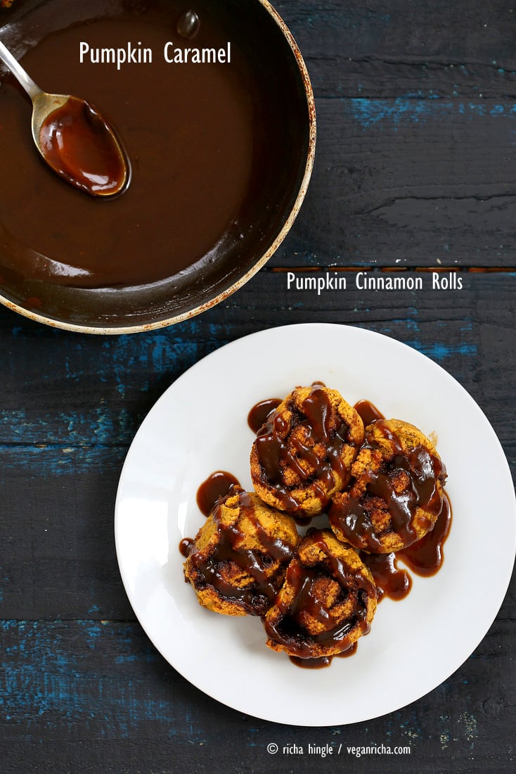 Gluten-free Pumpkin Cinnamon Rolls | Vegan Richa