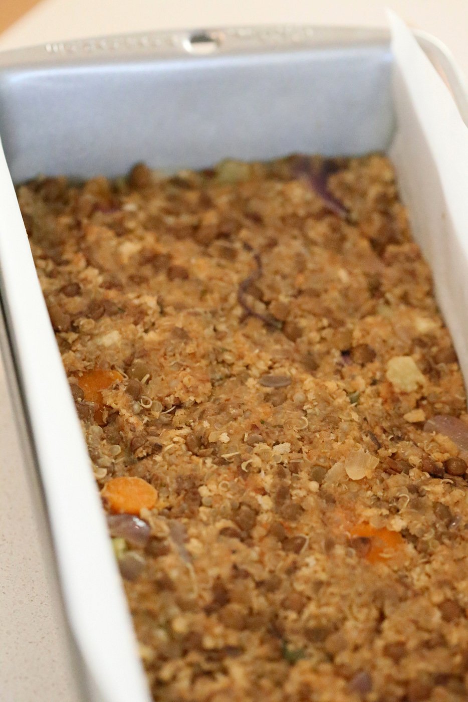 Vegan Lentil Quinoa Loaf | Vegan Richa