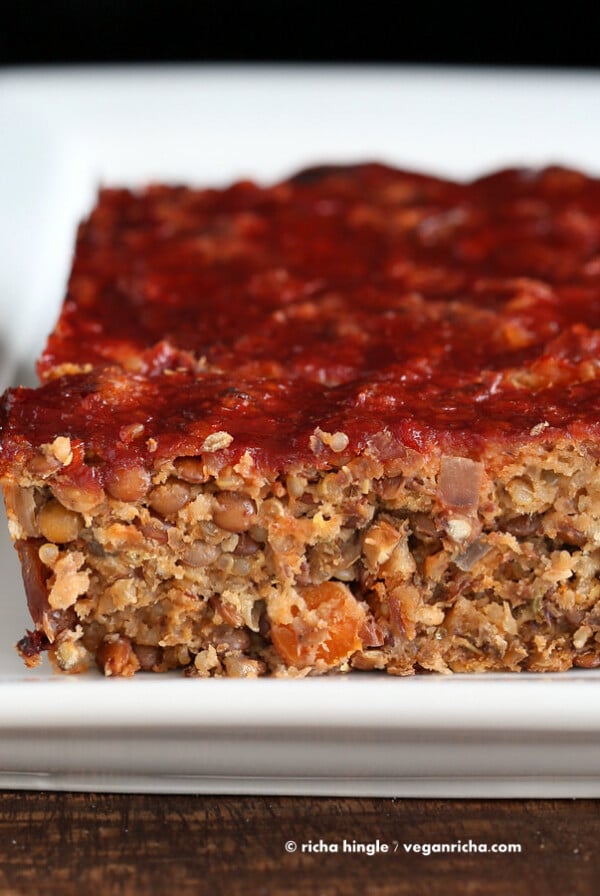 Vegan Lentil Quinoa Loaf | Vegan Richa
