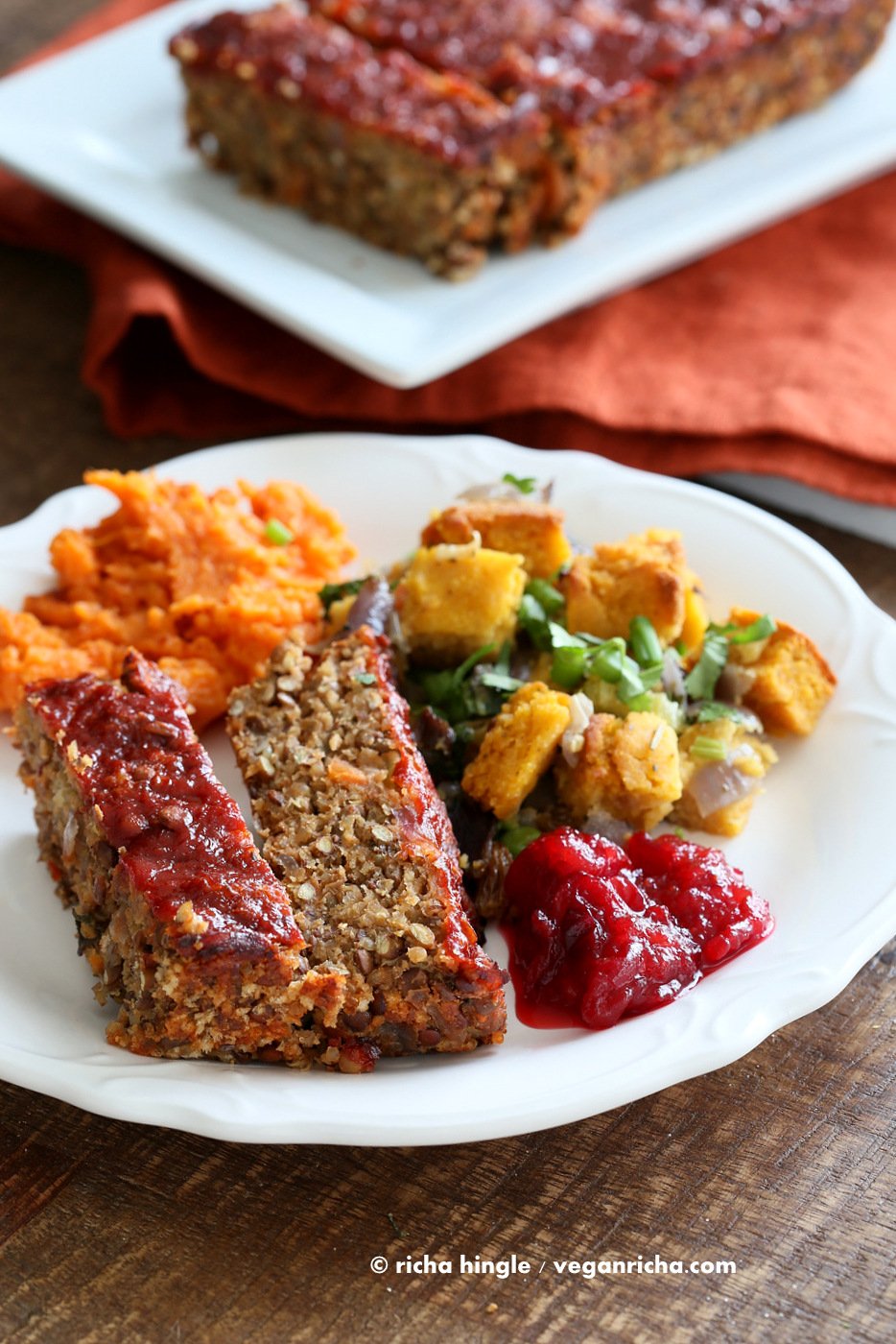 Vegan Lentil Quinoa Loaf for Thanksgiving 2014 | Vegan Richa