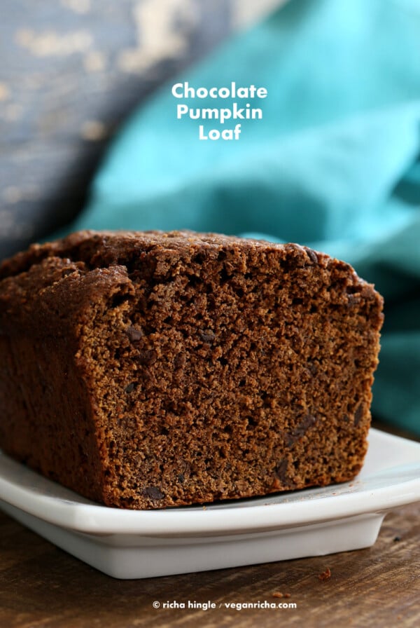 Vegan Chocolate Pumpkin Cake | Vegan Richa #vegan #glutenfree #veganricha