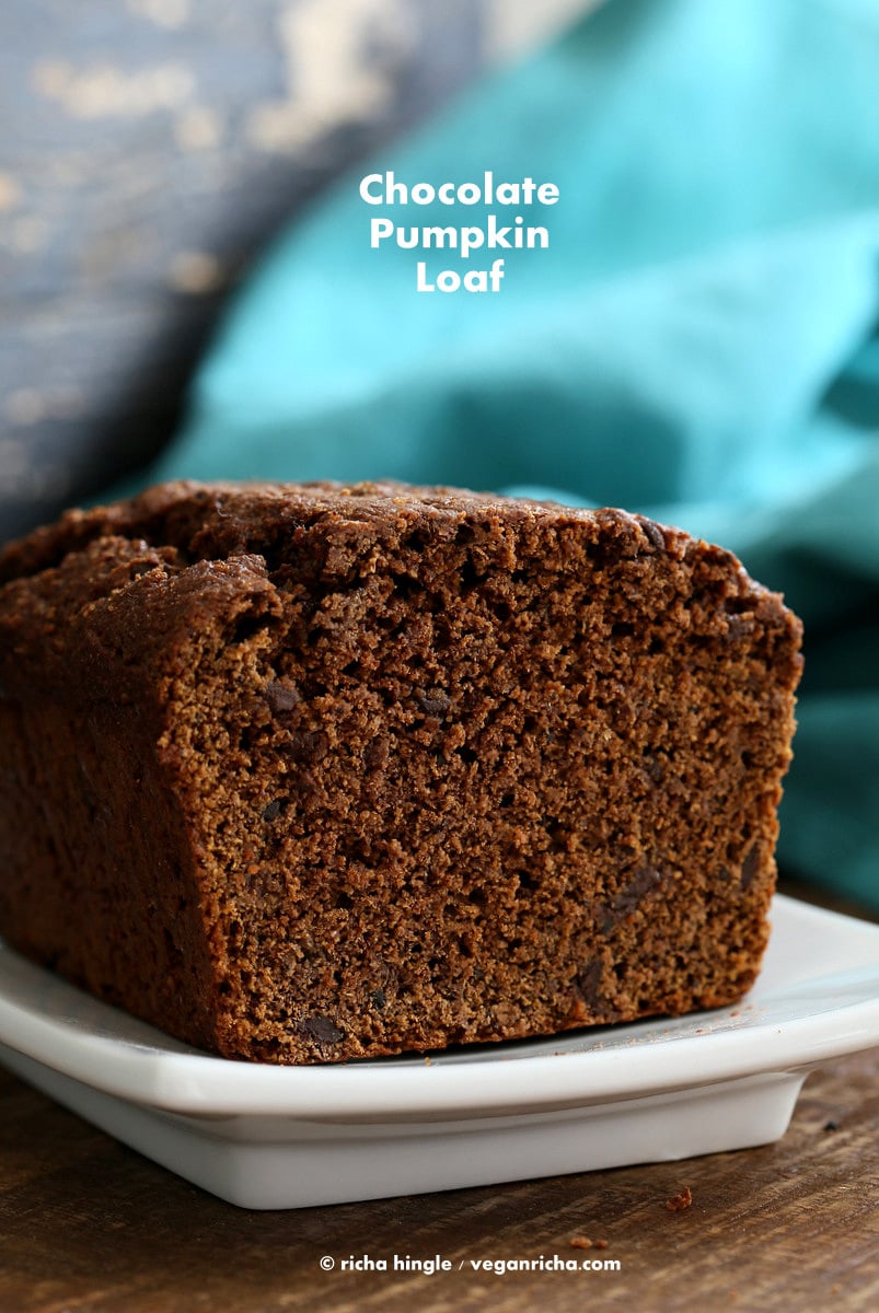 Vegan Chocolate Pumpkin Cake | Vegan Richa