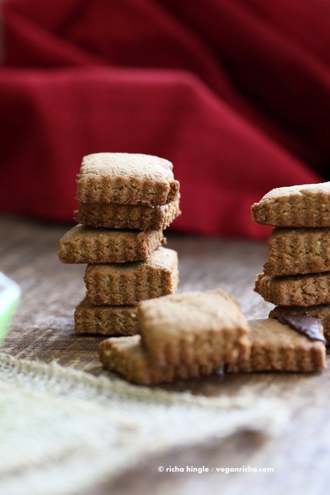 Vegan Gluten free Shortbread Cookies | Vegan Richa