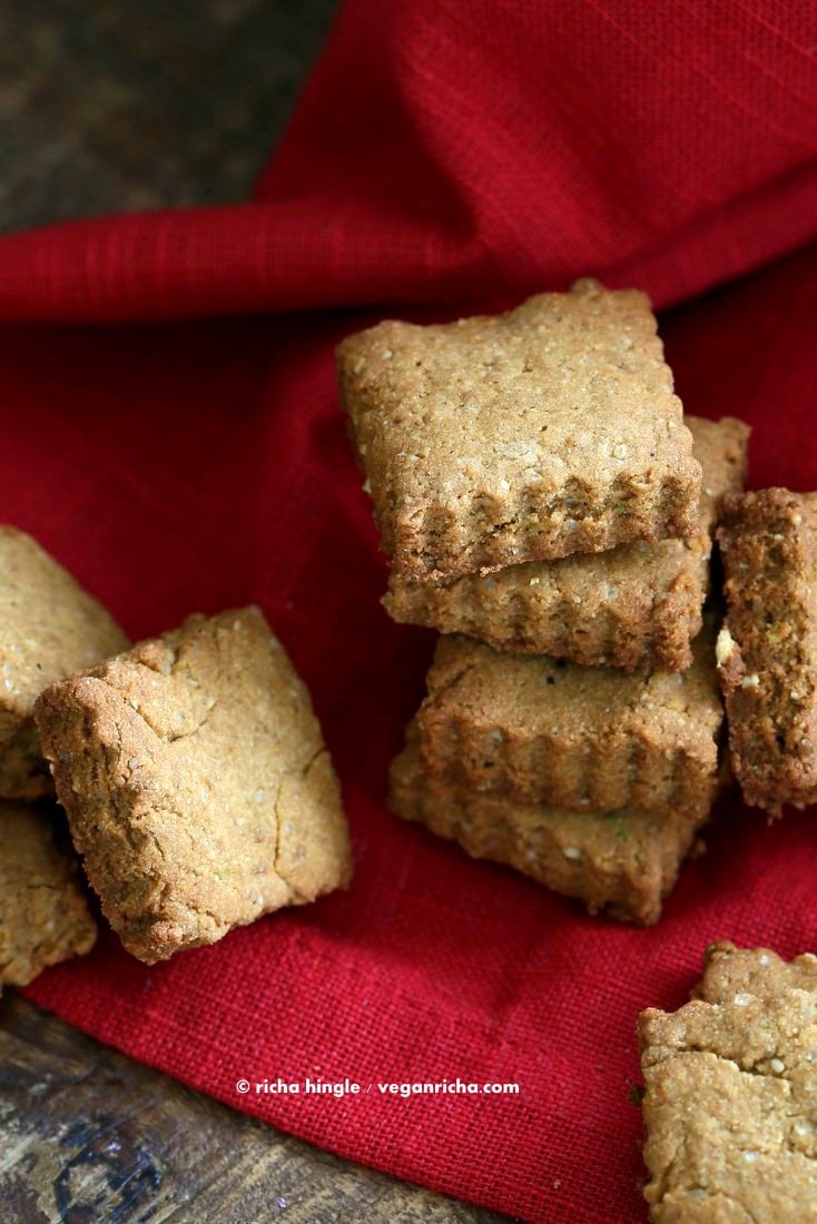 Vegan Gluten free Shortbread Cookies | Vegan Richa
