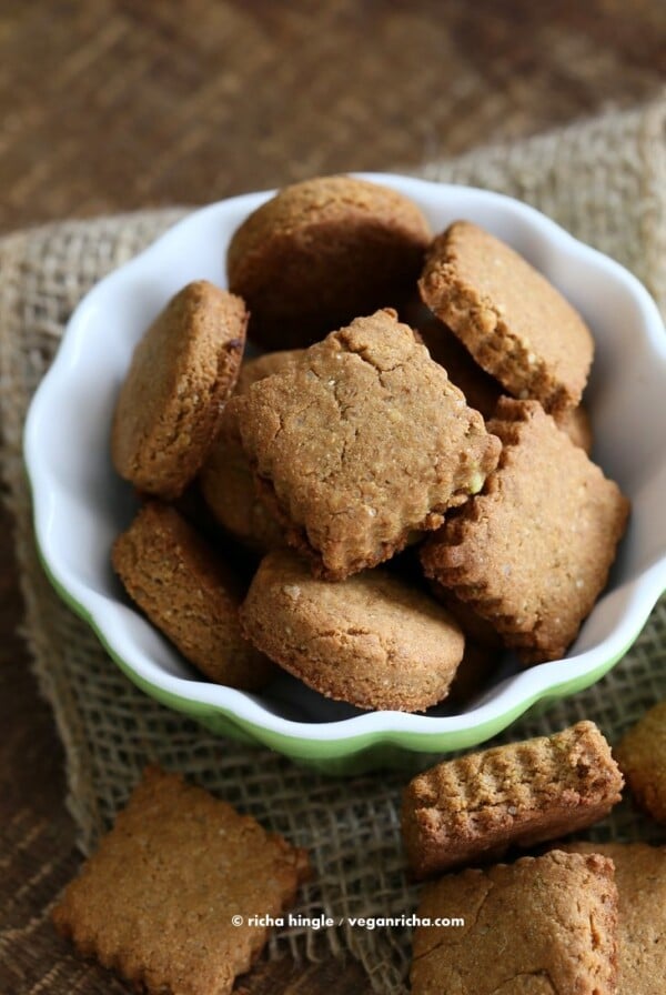 Vegan Gluten free Shortbread Cookies | Vegan Richa #glutenfree #veganricha #vegan