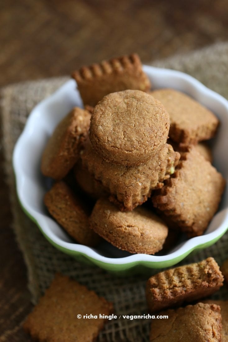 Vegan Gluten free Shortbread Cookies | Vegan Richa