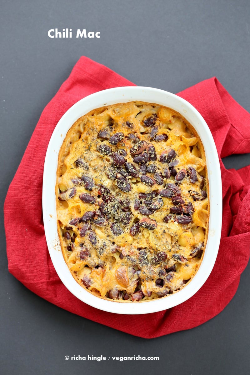 Mac and Chili Casserole | Vegan richa