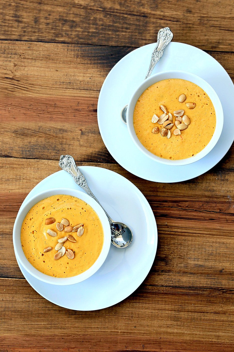 Vegan Carrot Peanut Soup | Vegan Richa