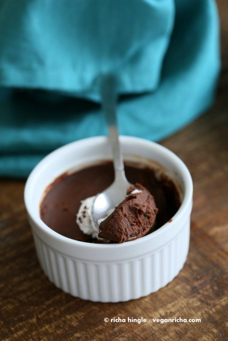 Almond Butter Chocolate Mousse | Vegan Richa