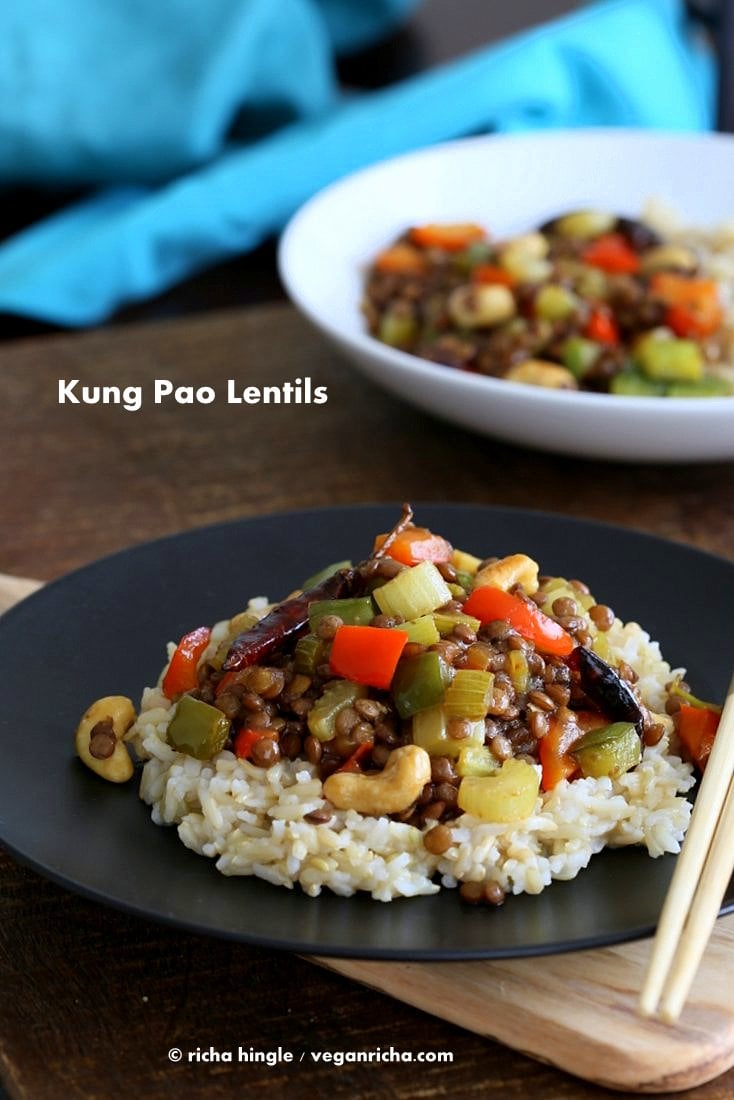 Kung Pao Lentils |Vegan Richa