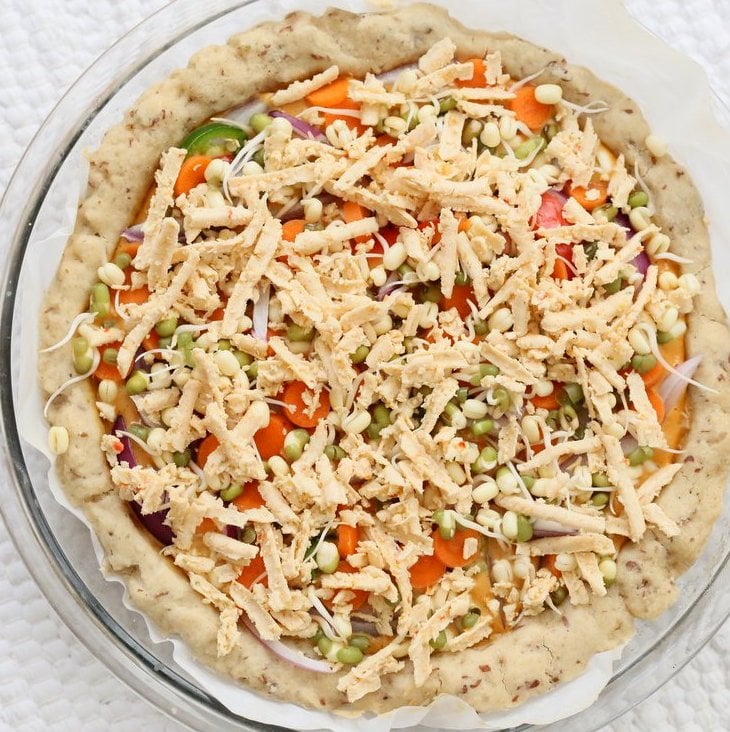 Vegan Thai Pizza GF Crust | Vegan Richa