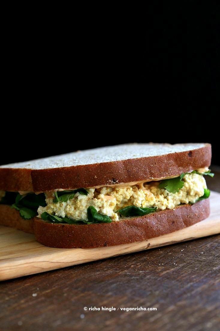 Tofu Egg Salad Sandwich | Vegan Richa