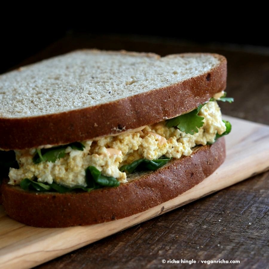 Tofu Egg Salad Sandwich | Vegan Richa