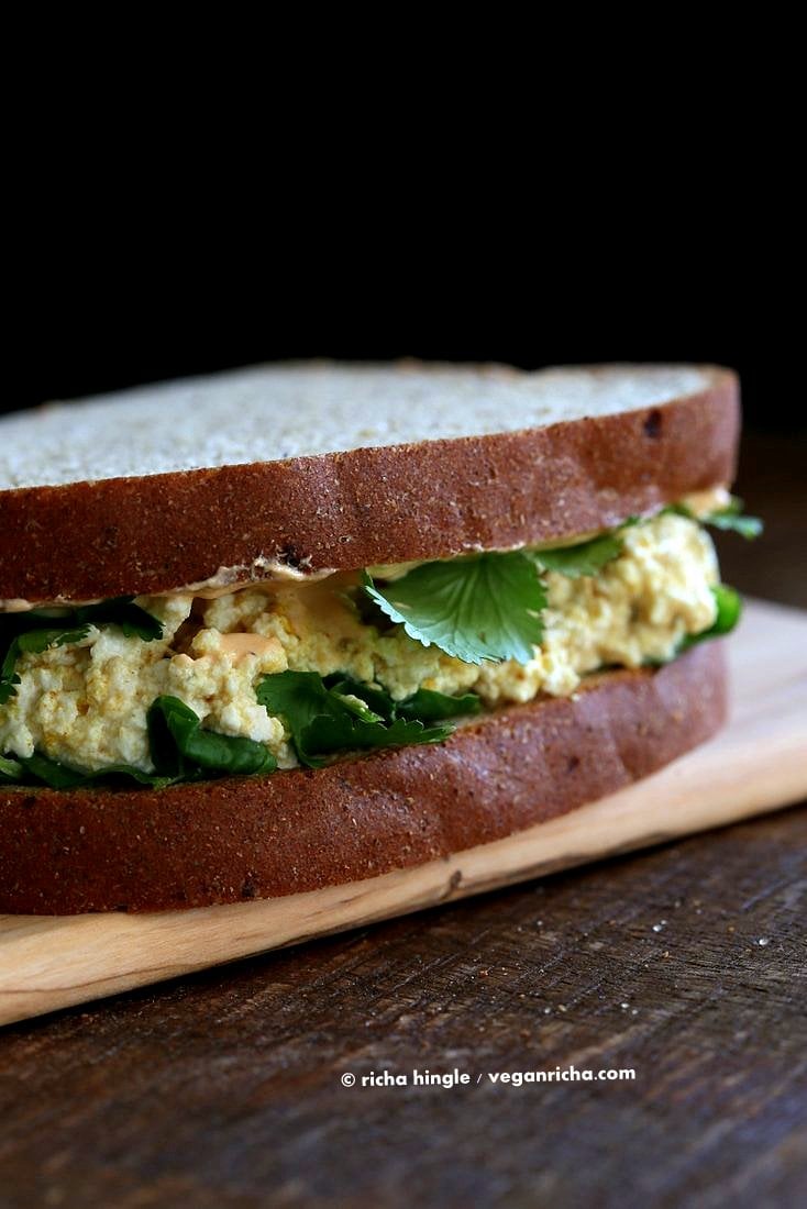 Tofu Egg Salad Sandwich | Vegan Richa