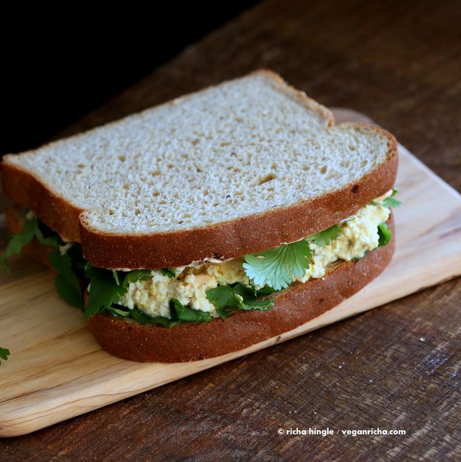 Tofu Egg Salad Sandwich | Vegan Richa