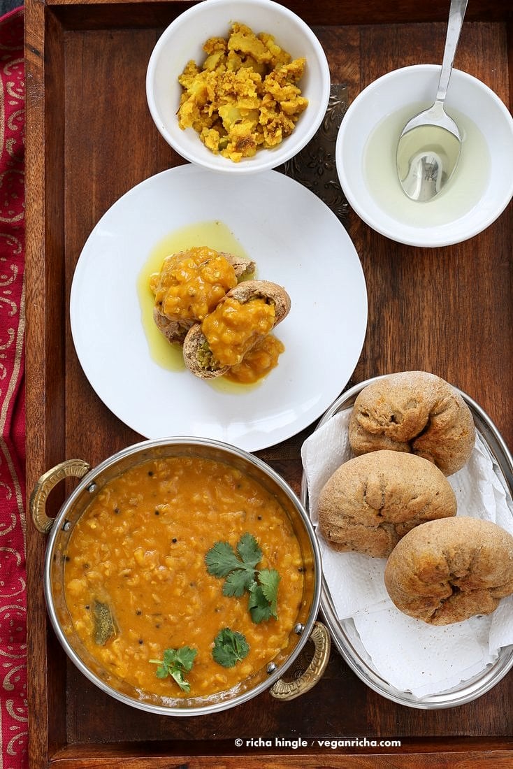Dal Baati | Vegan Richa