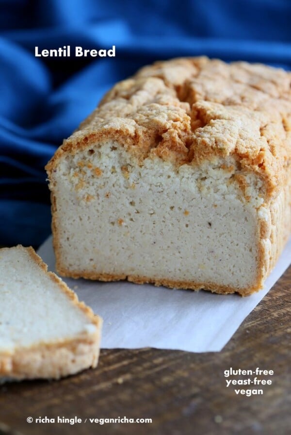 Lentil Bread gluten free | Vegan Richa #glutenfree #veganricha #vegan