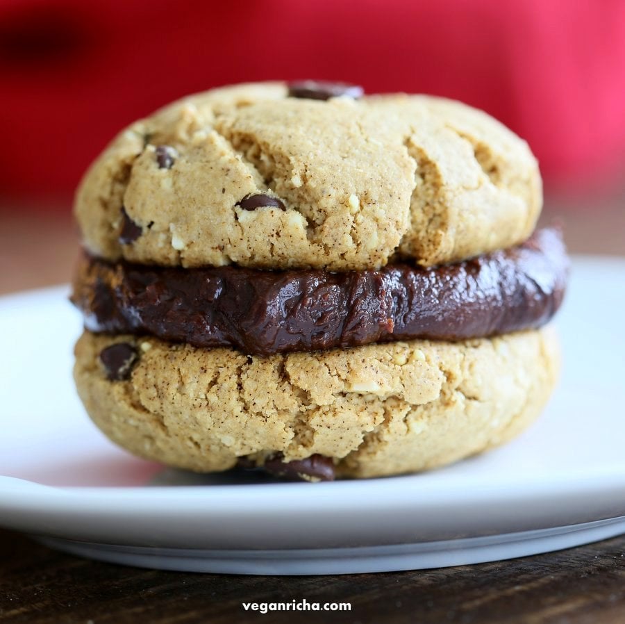 Gluten free Vegan Chocolate Chip Cookies | Vegan Richa