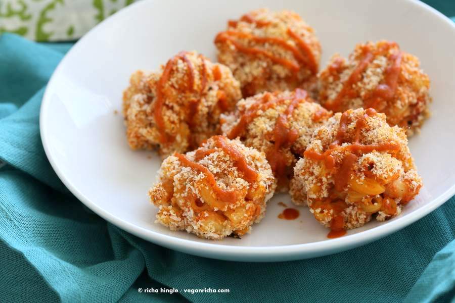 Mac and Cheese Balls Baked | Vegan Richa