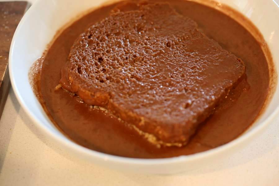 PB Date Caramel Brownie French Toast | Vegan Richa