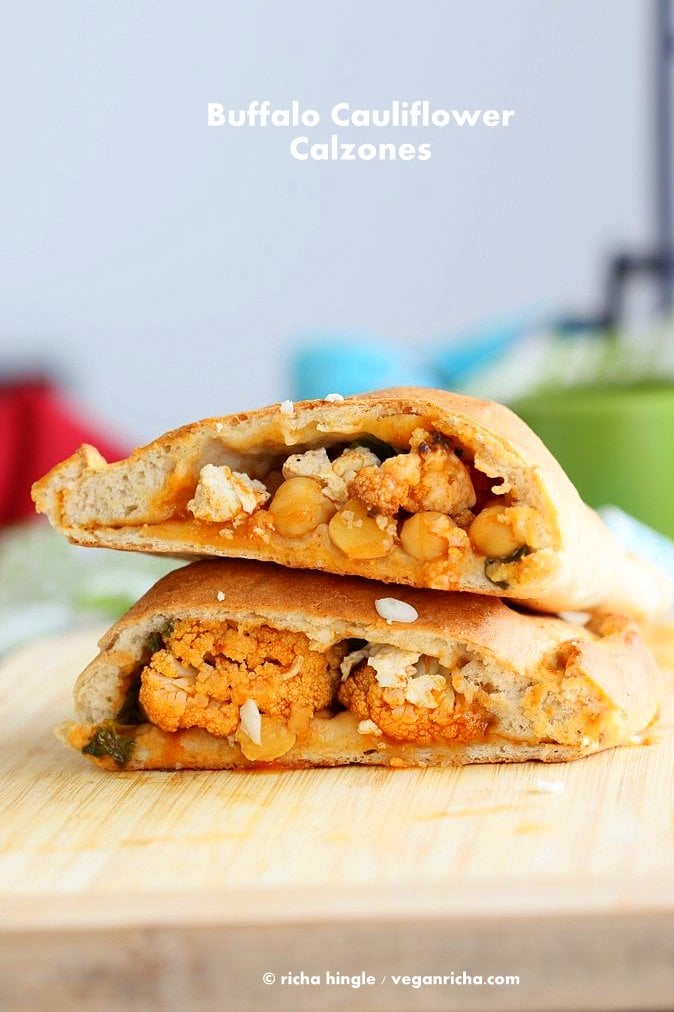 buffalo cauliflower calzones 6726