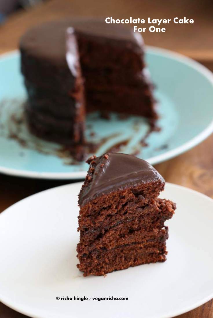 Vegan Chocolate Layer Cake | Vegan Richa