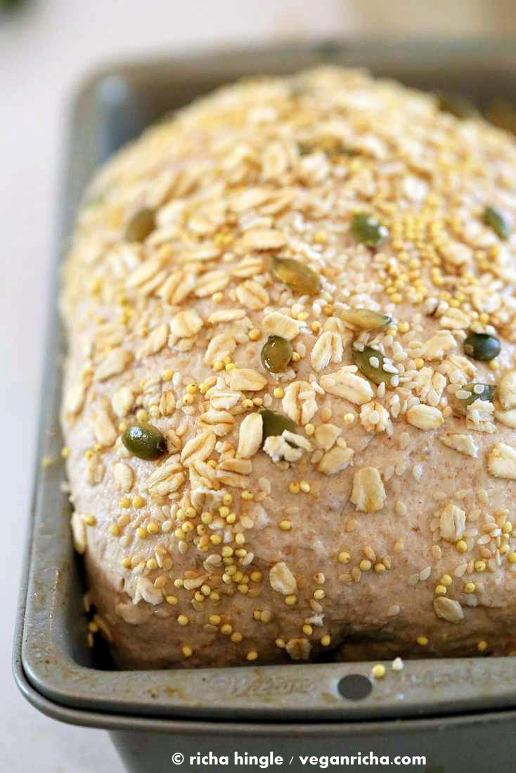 Whole Grain Seed Bread Recipe | Vegan Richa