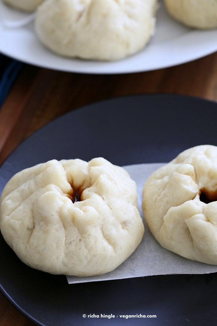 Teriyaki chickpea Bao steamed bun | Vegan Richa