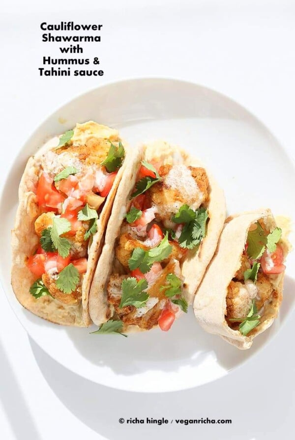 Cauliflower Shawarma | Vegan Richa #vegan #glutenfree #veganricha