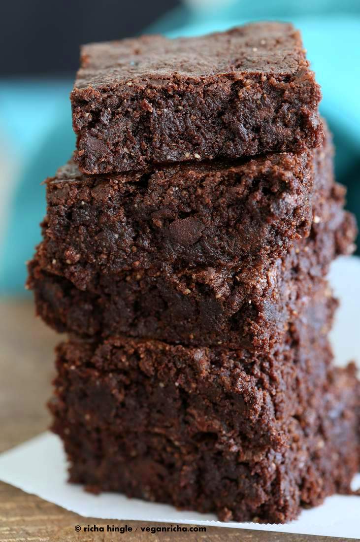 Gluten free Vegan Brownies | Vegan Richa
