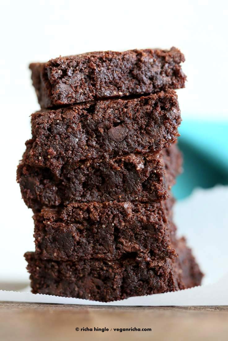 Gluten free Vegan Brownies | Vegan Richa