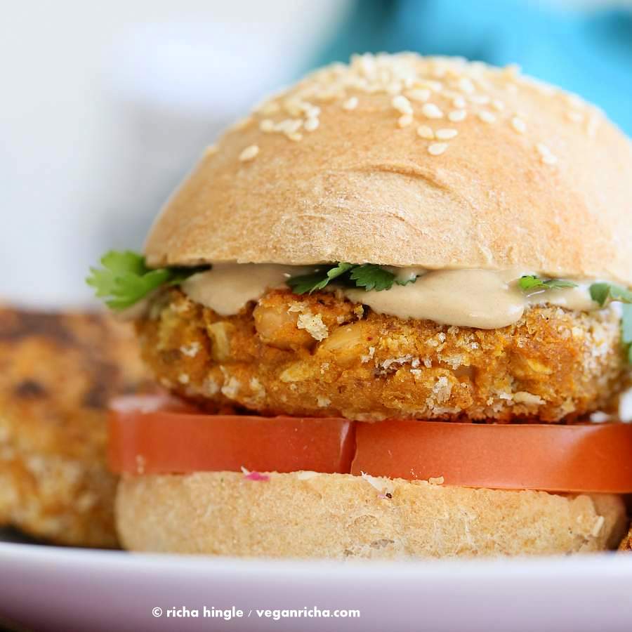 Sweet Potato Bean Burger