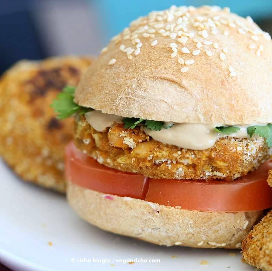 Sweet Potato Bean Burger