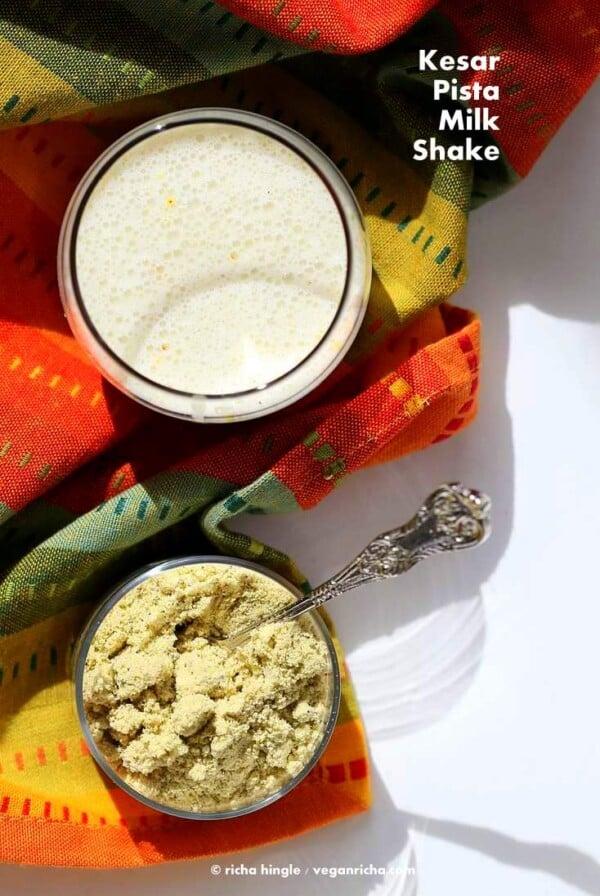 Kesar Pista Masala Milk Mix | Vegan Richa #vegan #glutenfree #veganricha