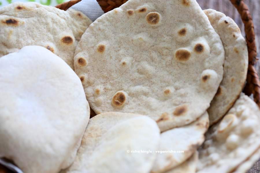 Vegan Yeast free Flatbread | Vegan Richa