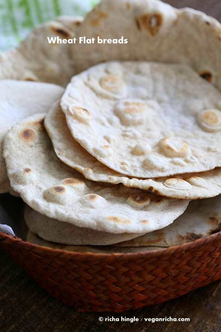 Vegan Yeast free Flatbread | Vegan Richa