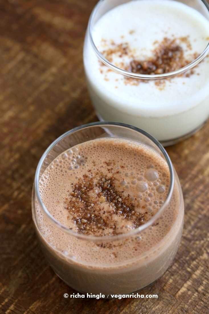 Cinnamon Crumble Protein Shakes | Vegan Richa