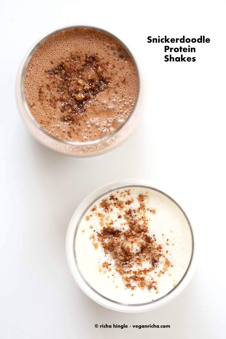 Snickerdoodle Protein Shakes | Vegan Richa